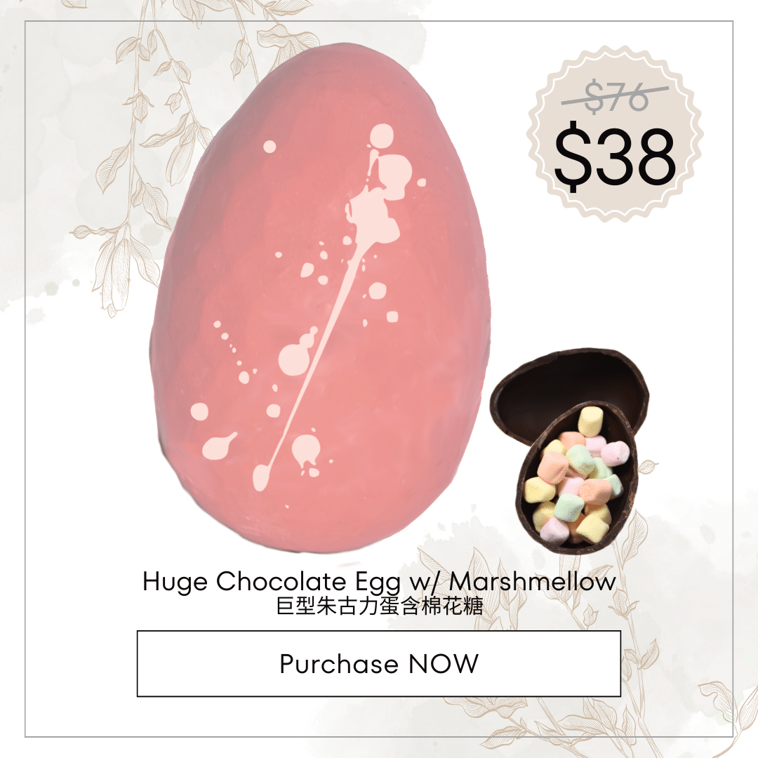 [50%OFF] HUGE Chocolate Egg with Marshmallow