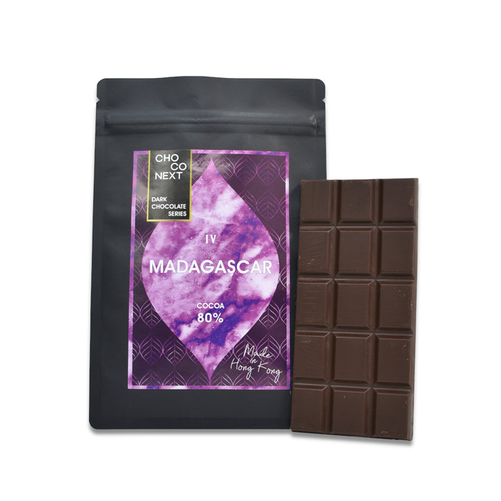 Madagascar 80% Pure Dark Chocolate Bar