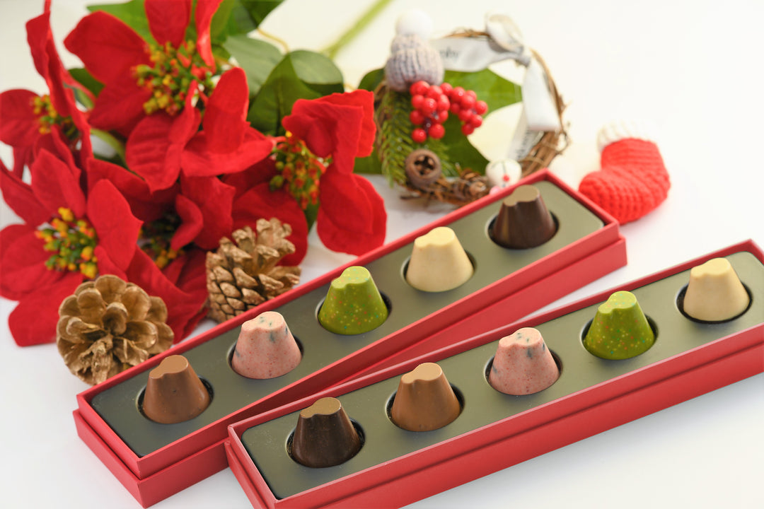 Joyful Sleeping Volcano Chocolate Gift Box (Christmas Special)